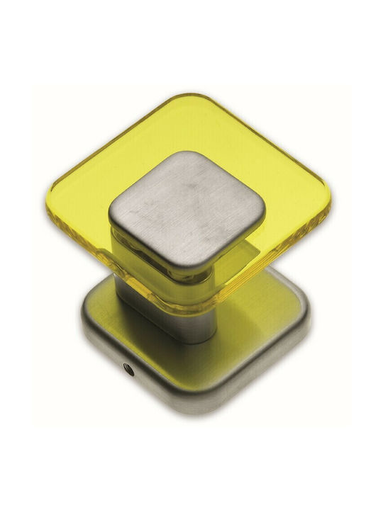 Obispa Wandhalterung Metall Gelbe 6x3.9x6cm