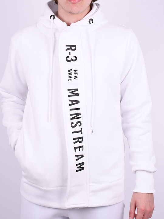 Sweatshirt Für Herren Mit Kapuze Weiß