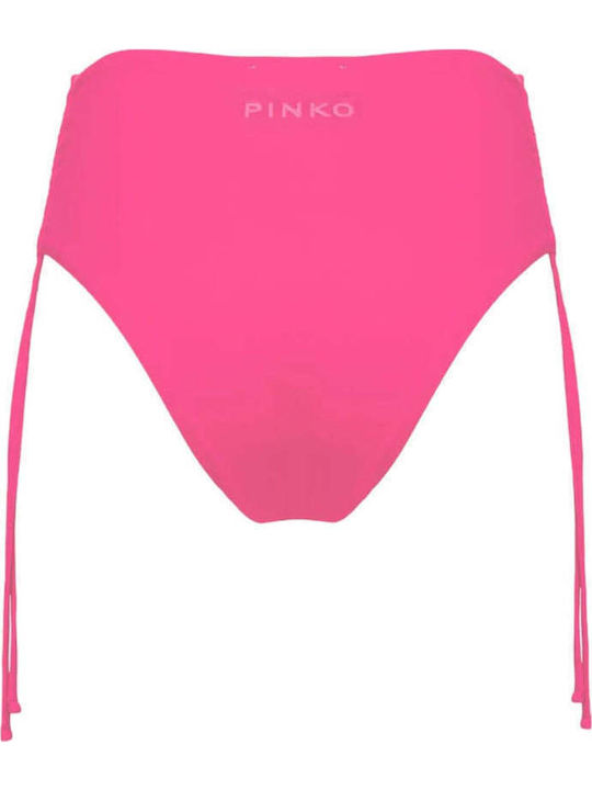 Lunia Bikini Slip Ψηλόμεσο Ροζ