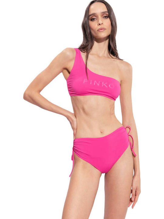 Lunia Bikini Slip Ψηλόμεσο Ροζ