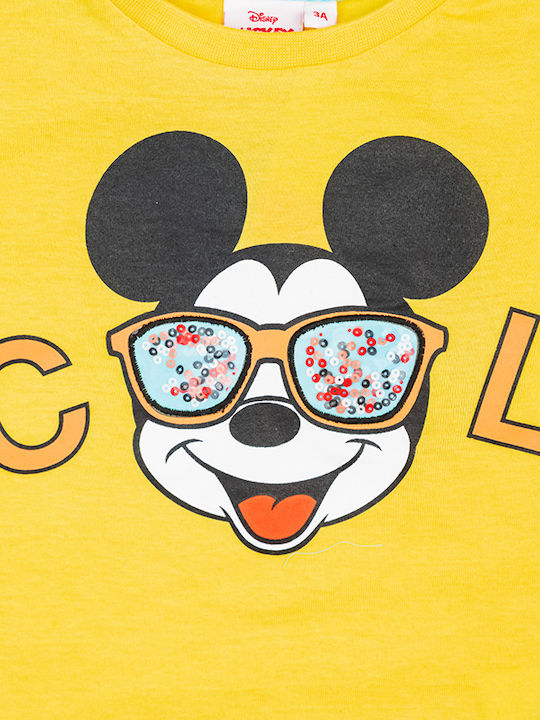 Kinder-T-Shirt Gelb Cool
