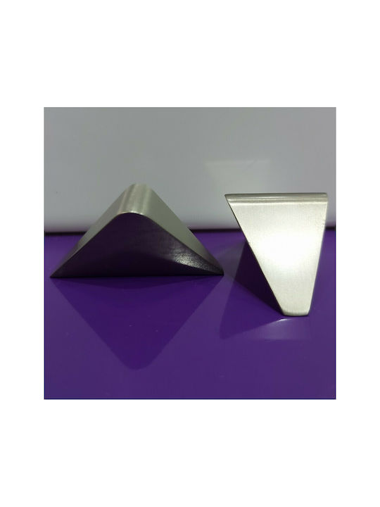 Furnipart Buton Mobilier Mânere de mobilier din Metal & Zamak NICKEL-MAT 51mm (Distanța între Centre 32mm) 7233-G1 1buc