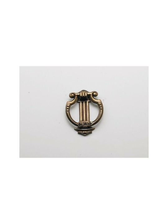 Pamar Antic Mâner Mobilier din Zamak & Metal Bronz 0725-000-BRZ1 1buc