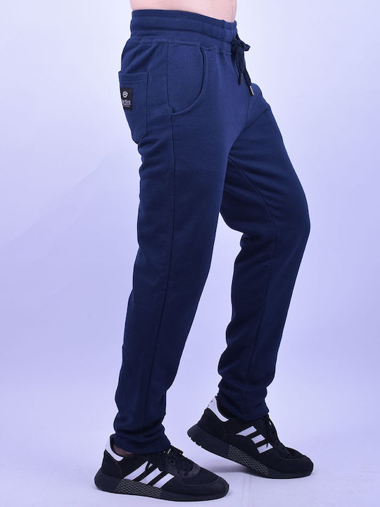 Pantaloni de trening cu Elastic Albastru