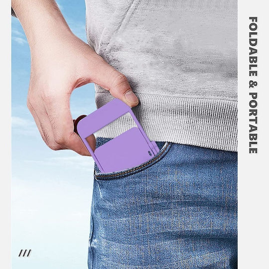 Desktop Phone Holder Stand Multifunctional Foldable Βάση Γραφείου για Κινητό σε Κίτρινο χρώμα