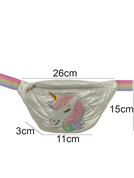 Gift-Me Kinder Bauchtasche Weiß 26cmx3cmx15cmcm
