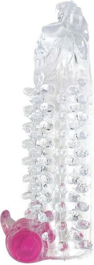 A-Gusto Vibrating Προέκταση Πέους Διάφανη 14.5cm