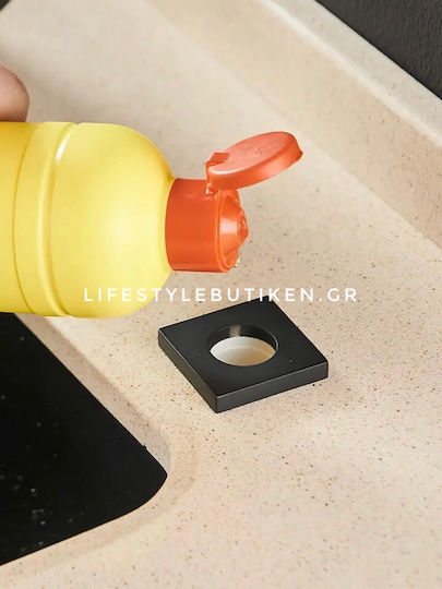 Naron Încorporat Dispenser Bucătărie Metalic Negru 500ml