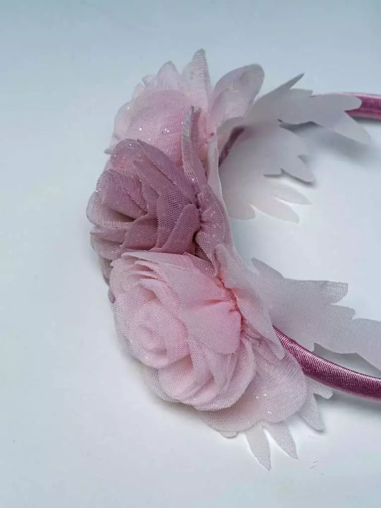 Online Puse Baptism Clothing Set with Hair Accessories & Dress made of Tulle 2pcs