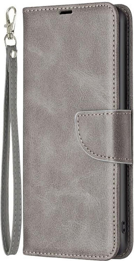 Lambskin Texture Портмоне Сив (Oppo A98)