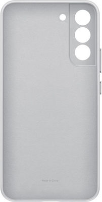 Samsung Cover Umschlag Rückseite Leder Gray (Galaxy S22+ 5G)