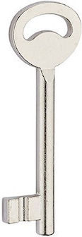 Thirard Recessed Lock Mesoportas with Center 50mm Silver Right