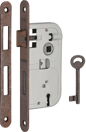 Thirard Eingelassene Schloss Mesoportas mit Zentrum 40mm Bronze Rechts