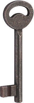 Thirard Eingelassene Schloss Mesoportas mit Zentrum 45mm Bronze Rechts