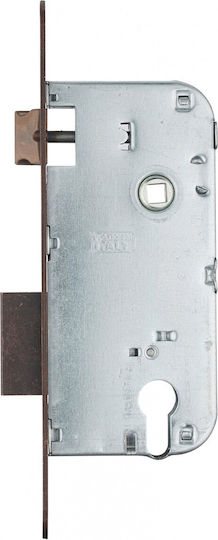 Thirard Recessed Lock with Cylinder and Center 50mm Bronze Right
