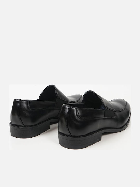 Δερμάτινα Ανδρικά Loafers σε Μαύρο Χρώμα