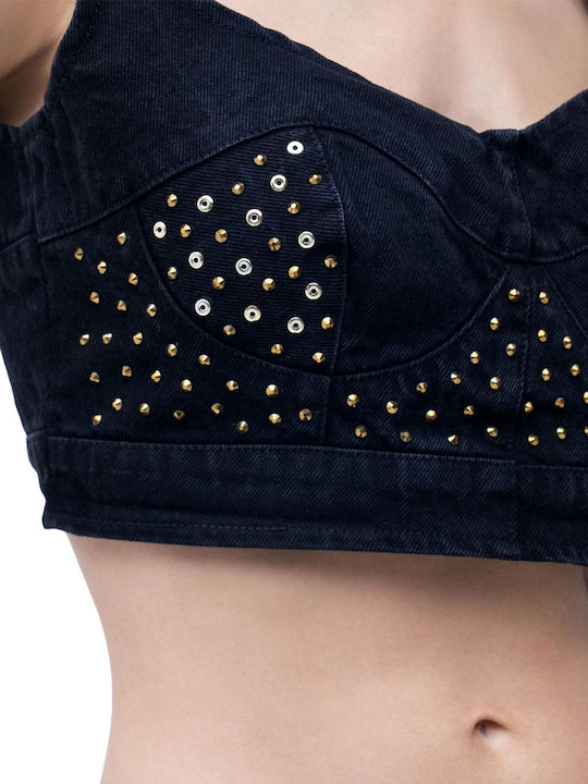 Women's Blouse Corset Blue