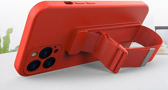 Rope Back Cover Σιλικόνης με Λουράκι Ροζ (Poco M4 Pro 5G / Redmi Note 11s 5G)
