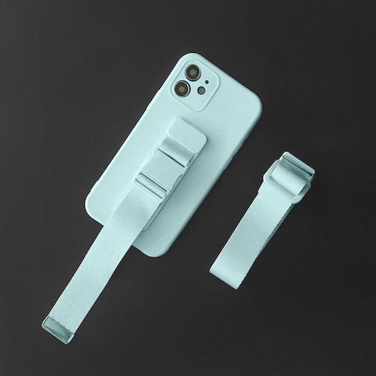 Seil Rückseite Umschlag Silikon 1mm mit Nackenriemen Rote (Galaxy A53)