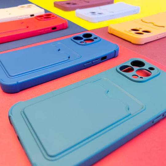Card Портмоне Силикон Тъмносин (Redmi Note 10 / 10s / Poco M5s)