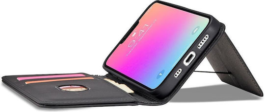 Magnet Card Book Silicone / Leather Black (Galaxy S23+)