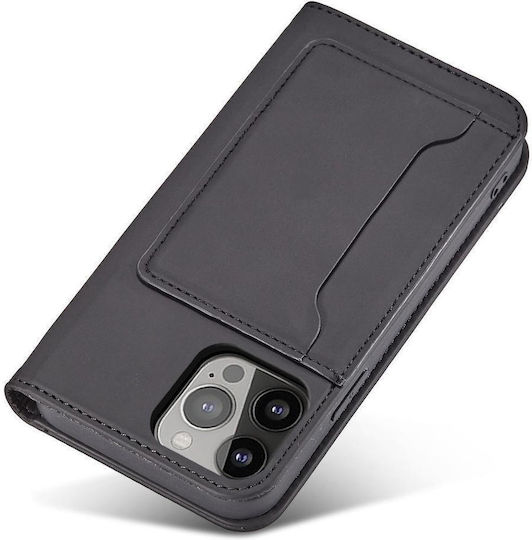 Magnet Card Book Silicone / Leather Black (Galaxy S23+)