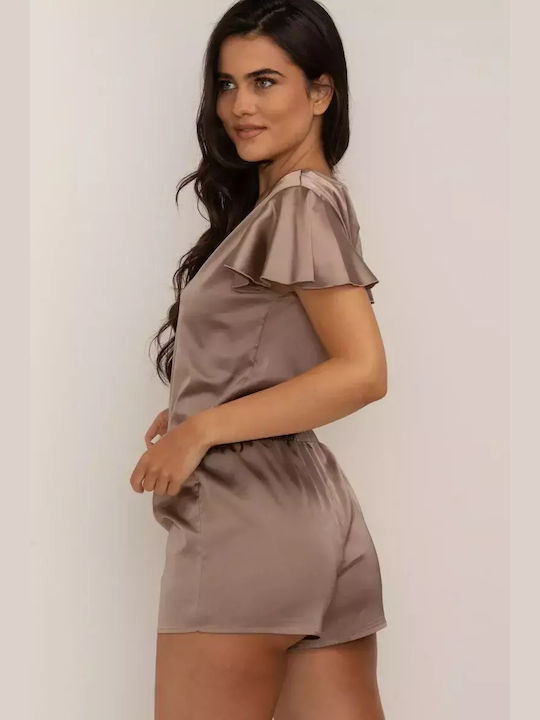 Bonatti De iarnă Satin Babydoll Aur