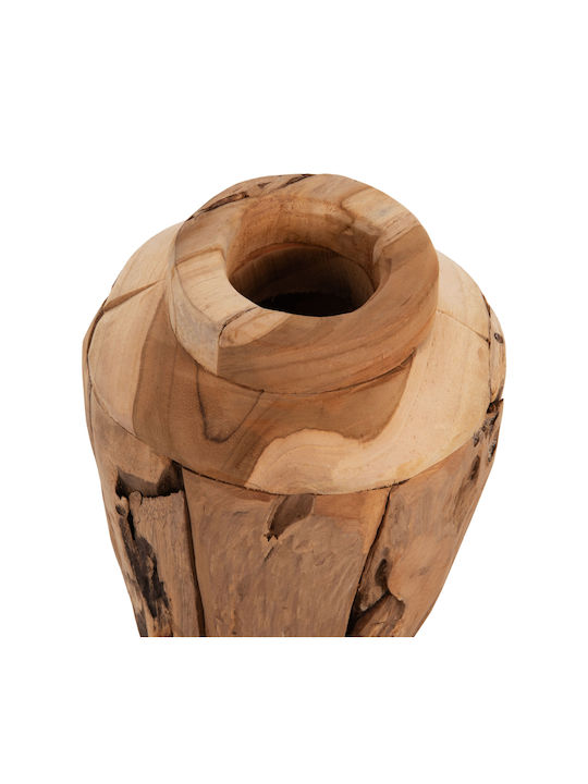 HomeMarkt Decorative Vase Yellow 15x7x30cm