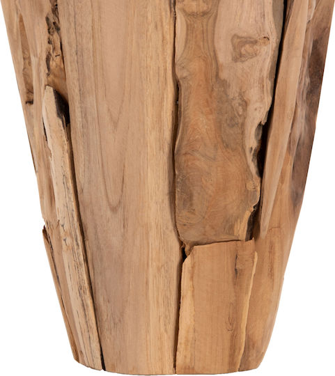 HomeMarkt Vază Decorativă Lemn Zenia Galben 20x8x40cm 1buc