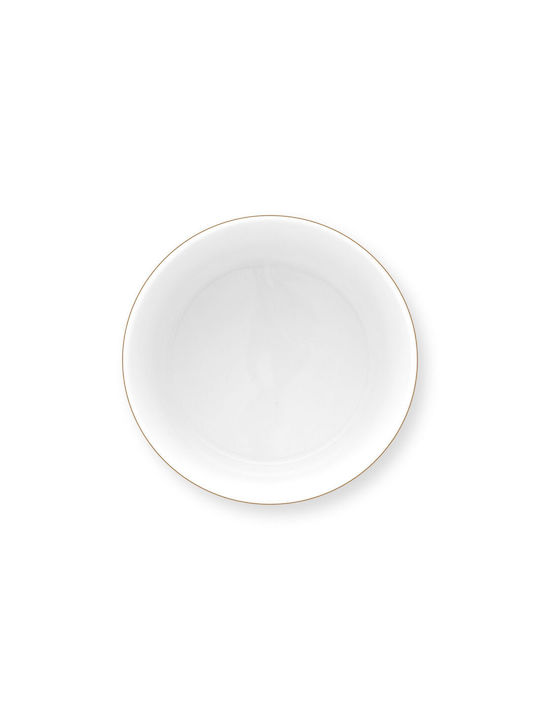 PiP Studio Flower Festival Serving Bowl Round made of Porcelain Blue