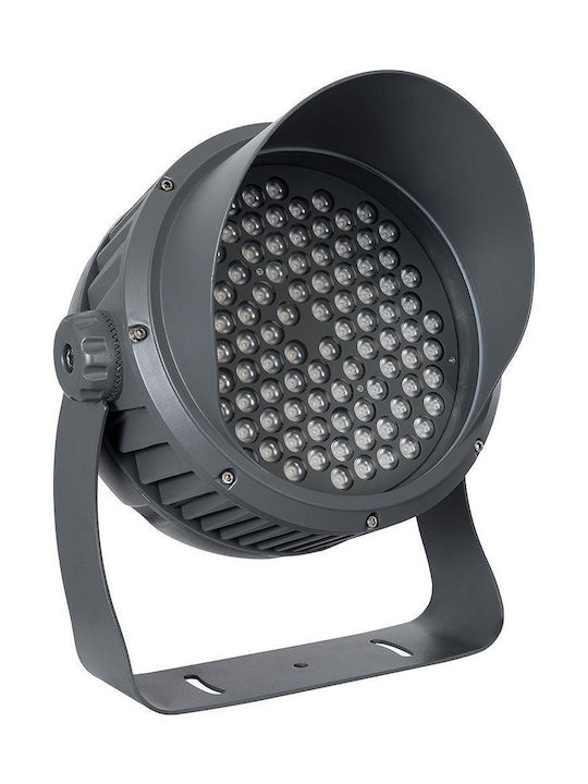 GloboStar Flooddimo Външна Стояща Лампа LED Стенна Пералня 100W с Неутрално Бяло Светлина IP67 Бяла