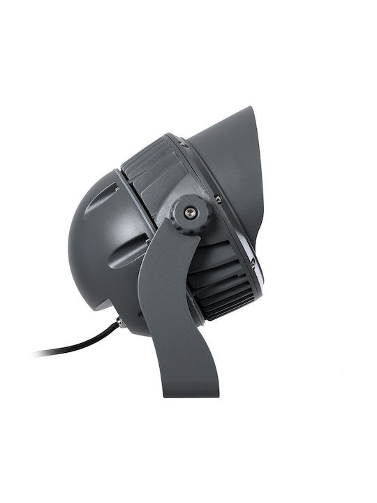 GloboStar Flooddimo Outdoor LED Wall Washer 54W with Natural White Light IP67 White