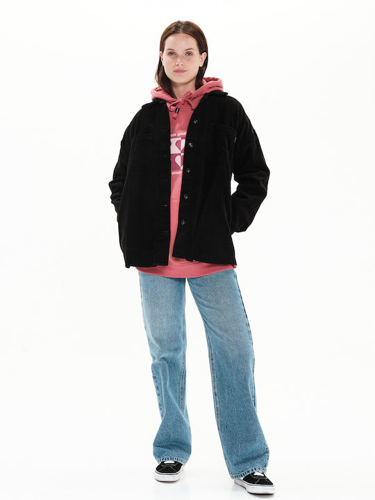 Γυναικείο Μαύρο Overshirt