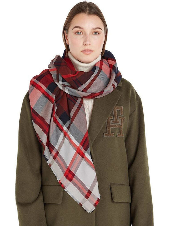 Tommy Hilfiger Γυναικείο Φουλάρι Μπορντό