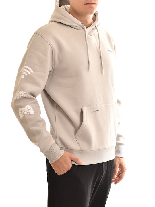 Brokers Jeans Men's Sweatshirt with Hood White