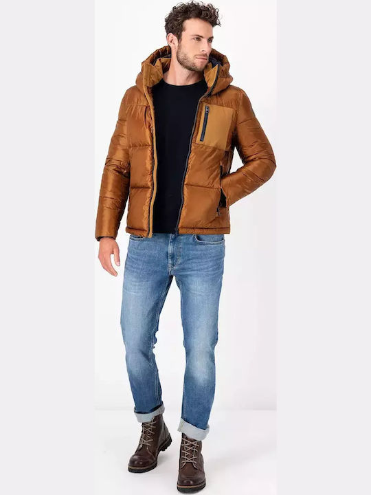 Winter Jacke Braun