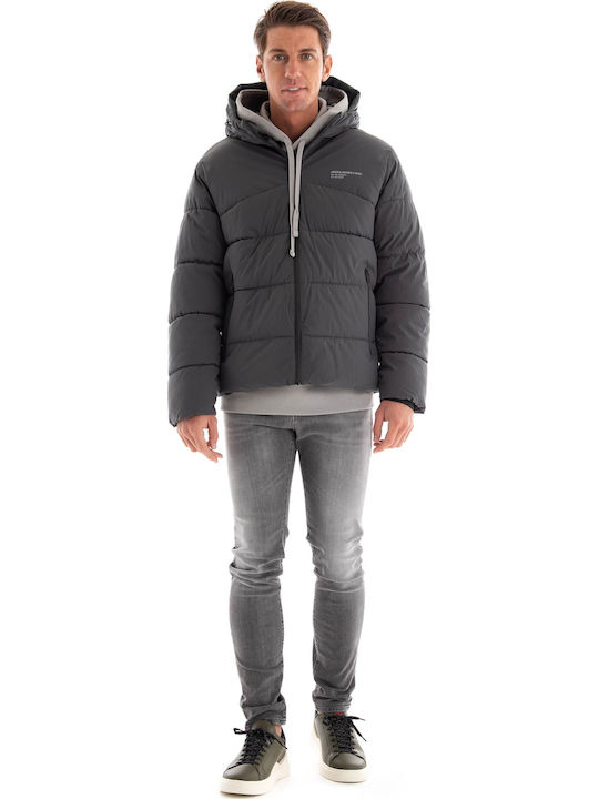 Winter Jacke Puffer Gray