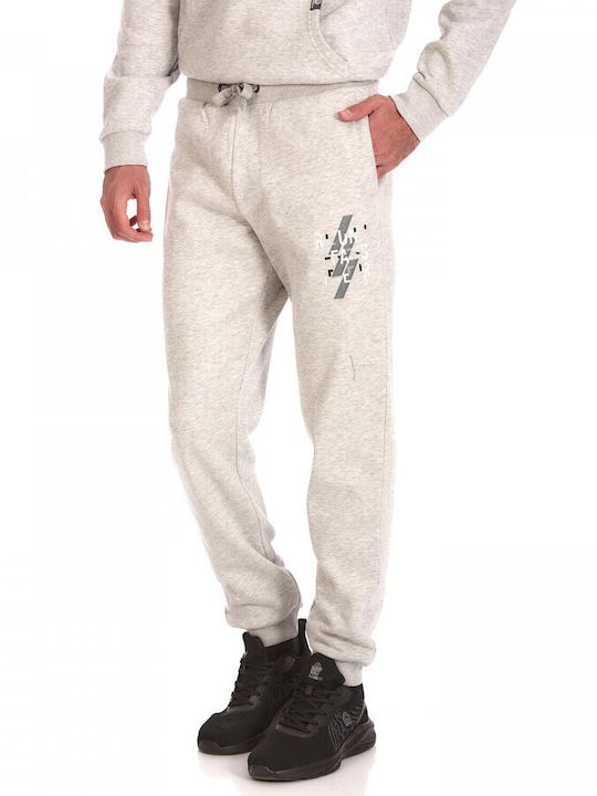 Admiral Herren-Sweatpants Fleece Gray