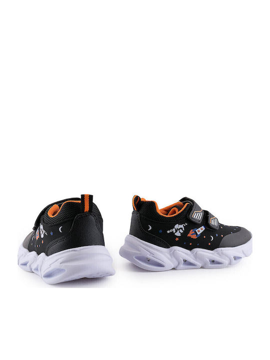 Kids Sneakers with Scratch Black