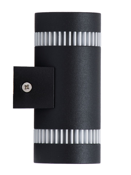 GloboStar Cannonal Wall-Mounted Outdoor Spot LED IP20 20W with Warm White Light Double Beam 12x6.5x11cm