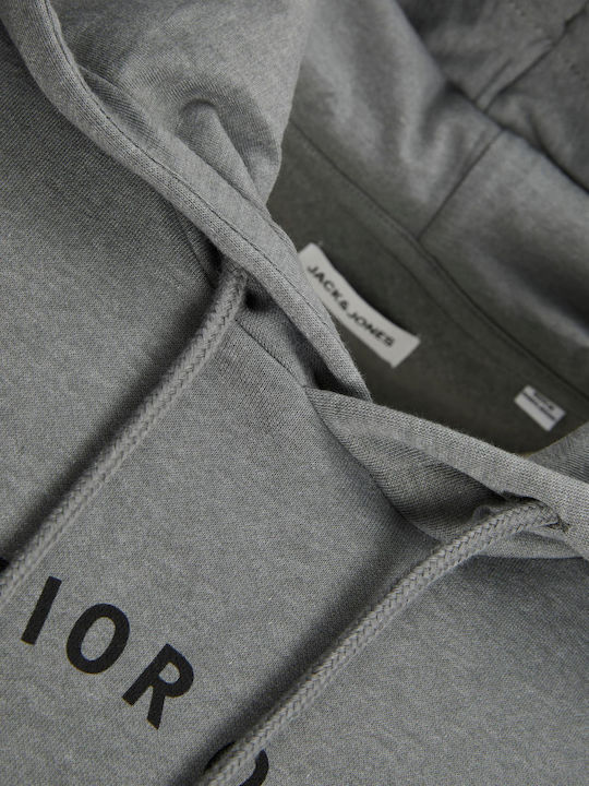 Jack & Jones Men's Sweatshirt with Hood Gray