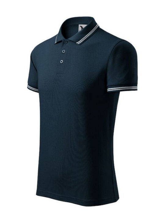 Adler Men's Short Sleeve Promotional Blouse Navy Blue