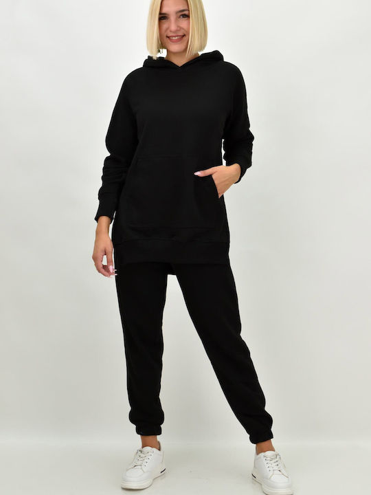 Potre Damen-Sweatpants-Set Schwarz