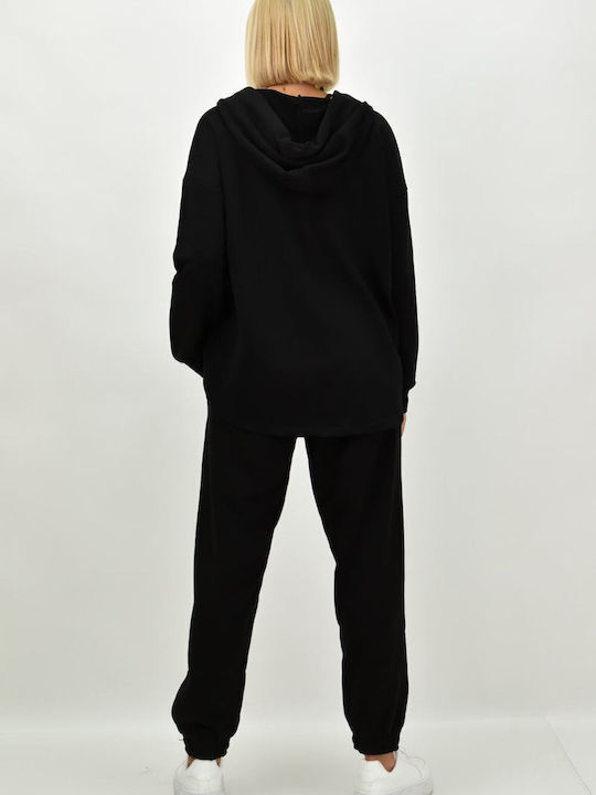 Sweatpants Set Black