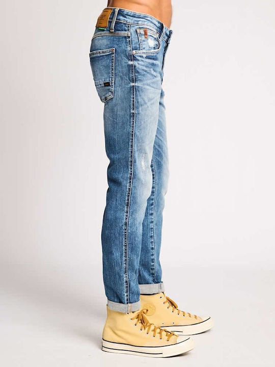 Sapphire Men's Jeans Pants with Slim Fit Blue