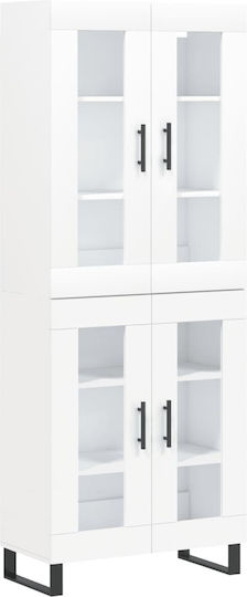Βιτρίνα Σαλονιού από Μοριοσανίδα Δρυς 69.5x34x180cm