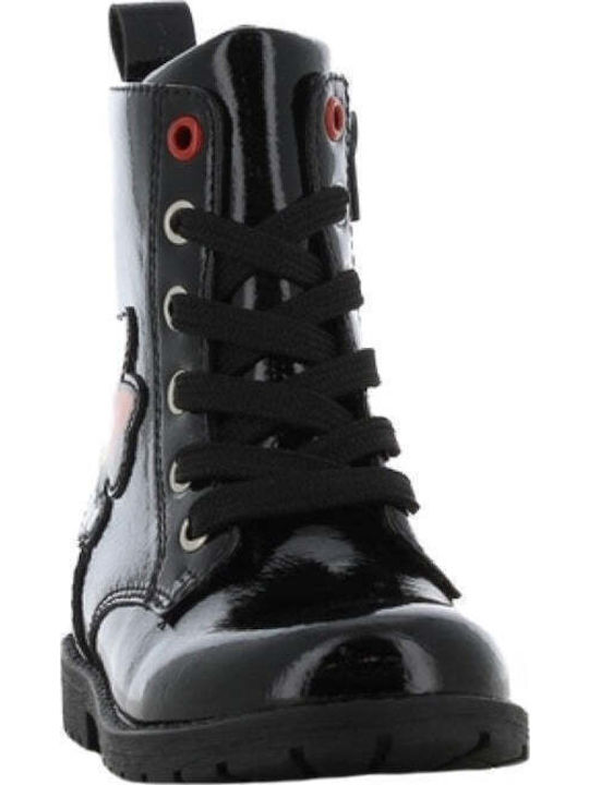 Minnie Mouse Kids Boots with Zipper Black