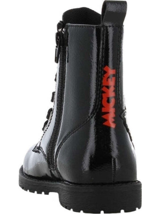 Minnie Mouse Kids Boots with Zipper Black