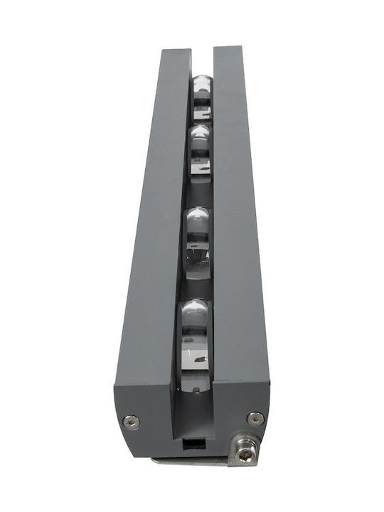 GloboStar Εξωτερικό Φωτιστικό LED Wall Washer 36W RGBW IP67 Γκρι