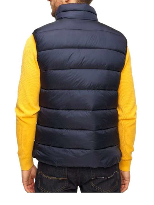 Aeronautica Militare Men's Winter Sleeveless Puffer Jacket Blue